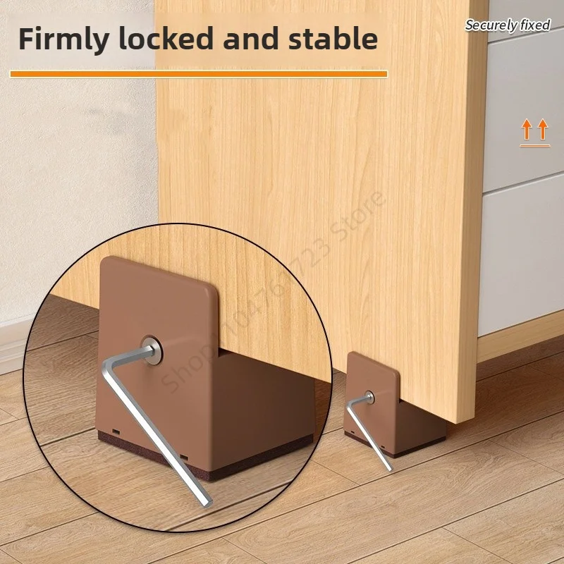 4Pcs Heavy Adjustable Chair Feet Riser Screw Clamp Sofa Table Chair Fixed Non-Slip Heightening Leg Mat Furniture Legs Mute Pad