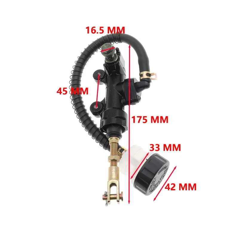 Brand new original motorcycle rear brake with top pump and foot pump, SUZ GSXR 600 750 1100