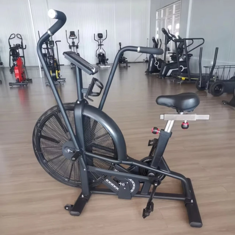 Vélo d'assaut avec écran LED, vélo de spinning, gymnastique à domicile, stationnaire, résistance au vent, vélo de Fitness à l'air