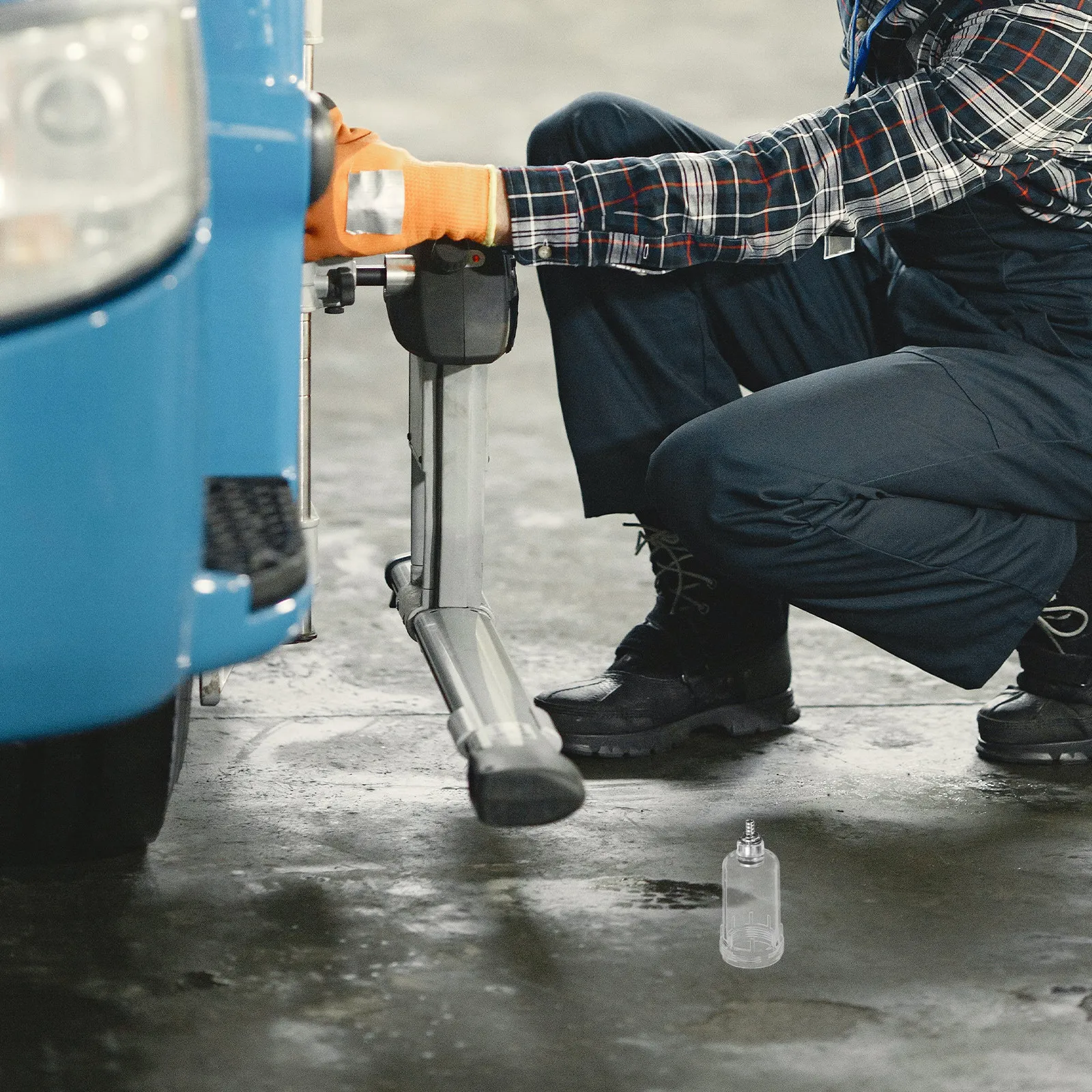 Oil Regulator Separator Cup for Tire Changers, Air Compressors, Lubricators & Water Trap Filters