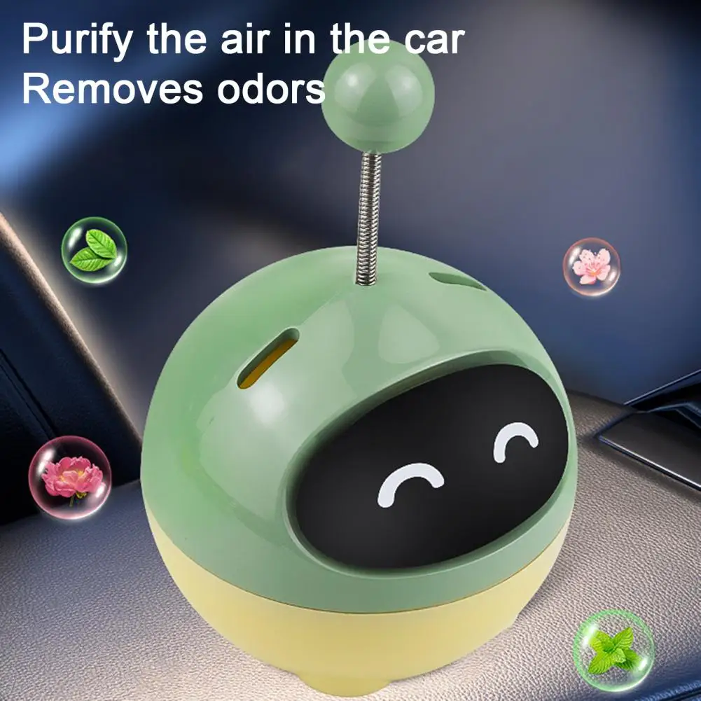 Car Air Freshener Long-Lasting Fragrance Car Diffuser Cute Robot Decoration Relieve Driving Fatigue Removing Unpleasant Smell Ca