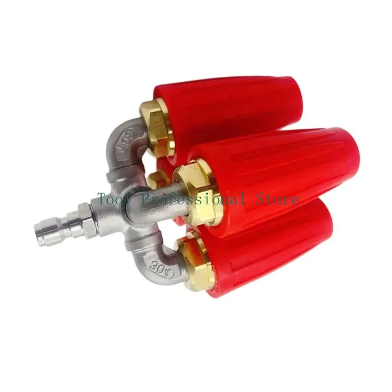 57QF Wide Angles 270 Degree Rotating Water Nozzle With Stainless Steel Connectors