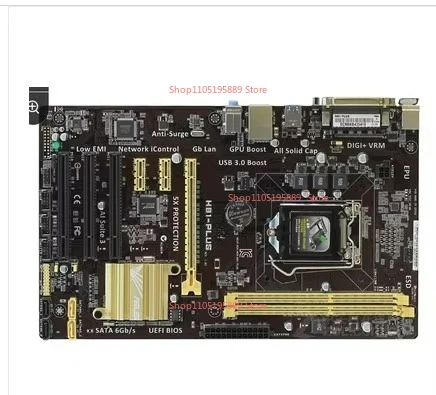 

Основная плата Gigabyte H81-D3 H81 DDR3 1150, полный интерфейс, большая плата, COM-порт PCI
