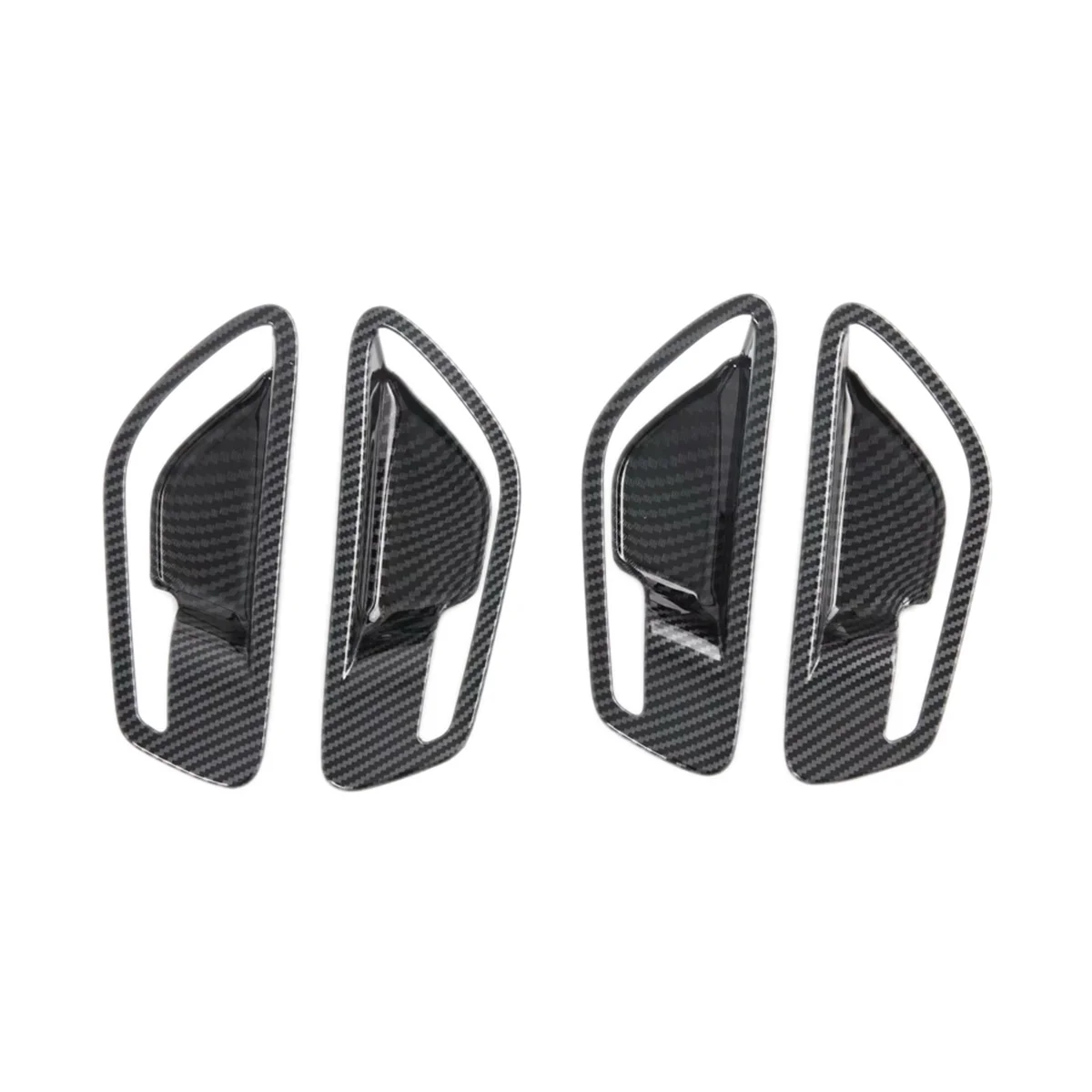 

Car Trim Carbon Fiber Styling Inside Door Handle Bowl Cover for Hyundai Tucson NX4 2021