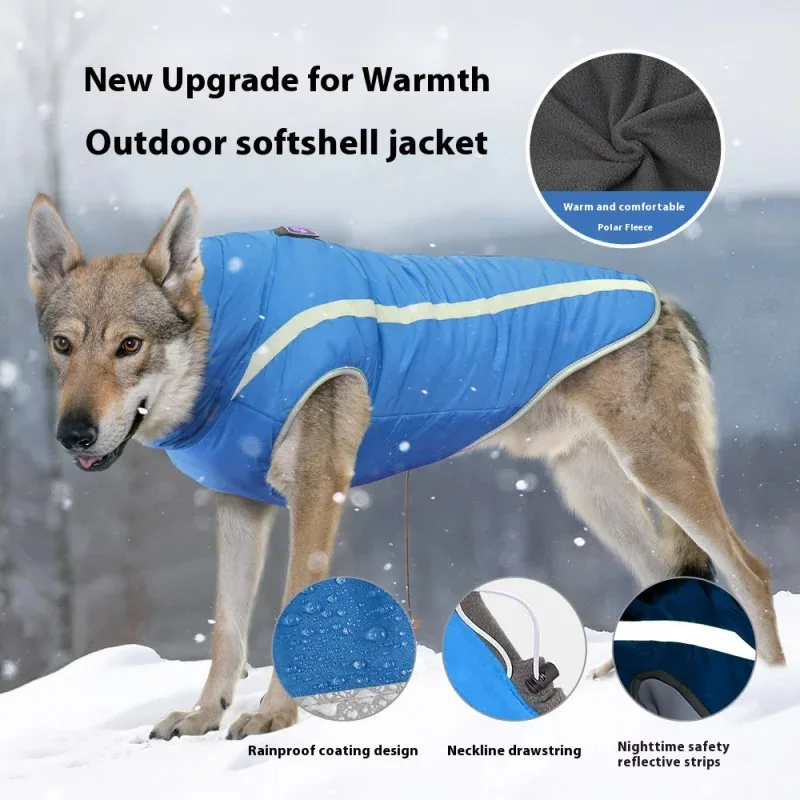 

Bestseller Winter Dog Coat - Thermal Insulated Ski Jacket with Reflective Trim, Thickened Warm Apparel for Small Medium Dogs