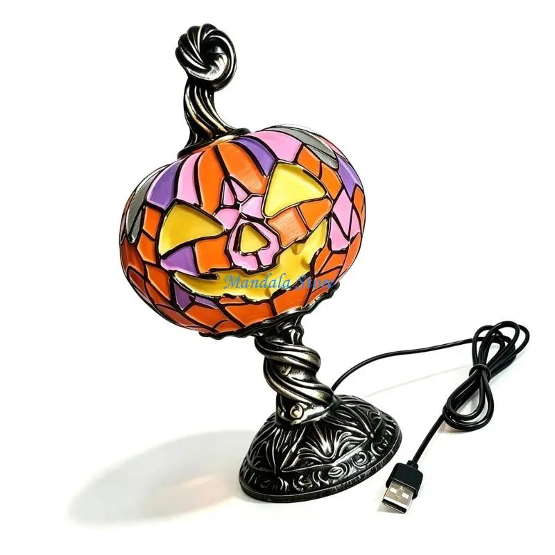 U2JC Halloween USB Accent Lighted Display Ornament for Shelves and Desks