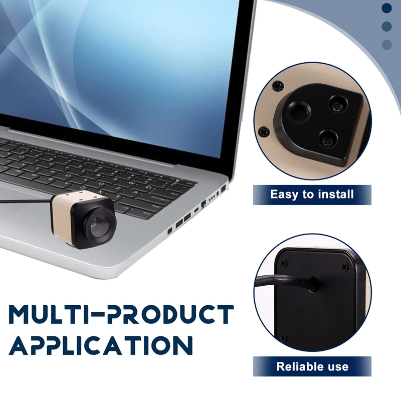 Mini boîte en métal 8MP IMX179 4K Autofocus USB HD PC Webcam, vidéo en direct Streaming fuchsia, caméra d'ordinateur