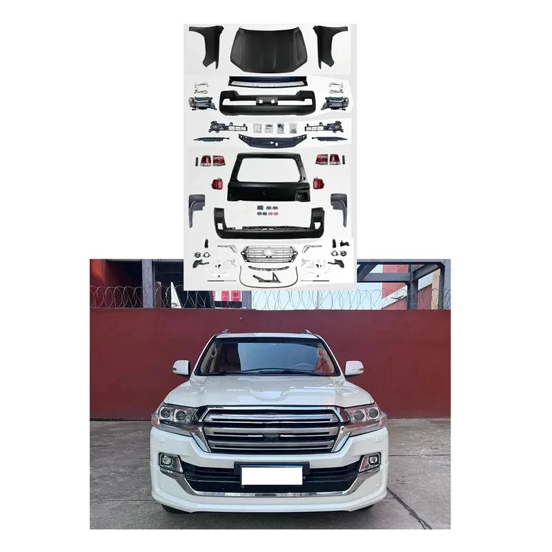 

Car facelift bodykit Car Modification Parts Body Kit Land Cruiser LC200 2008-2015 Upgrade to 2016 2016-2021
