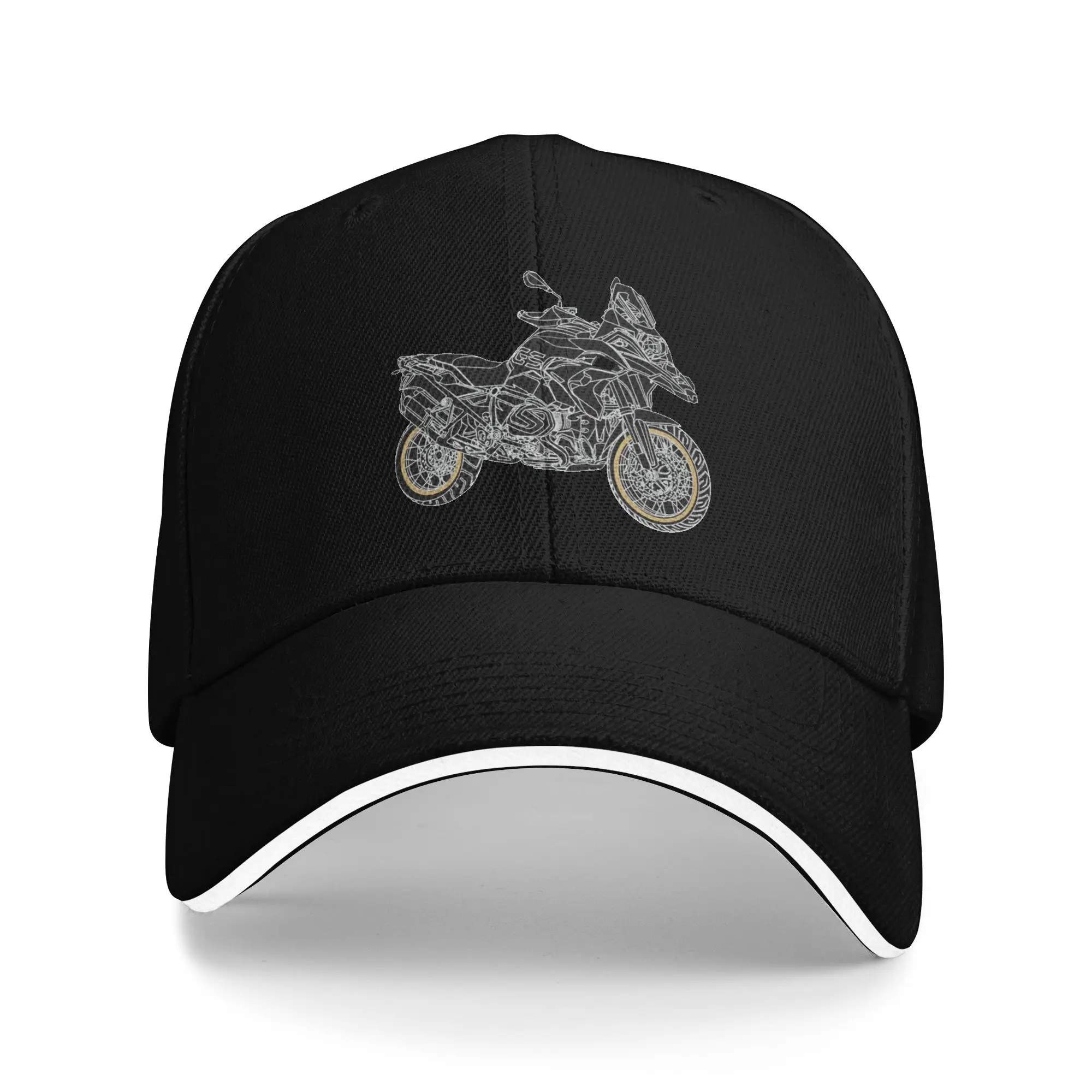 Black Motorcycle Y2K GS 1250 Beach Baseball Caps For Men  Custom Trucker Cap For Women Pool Party Dad Hat