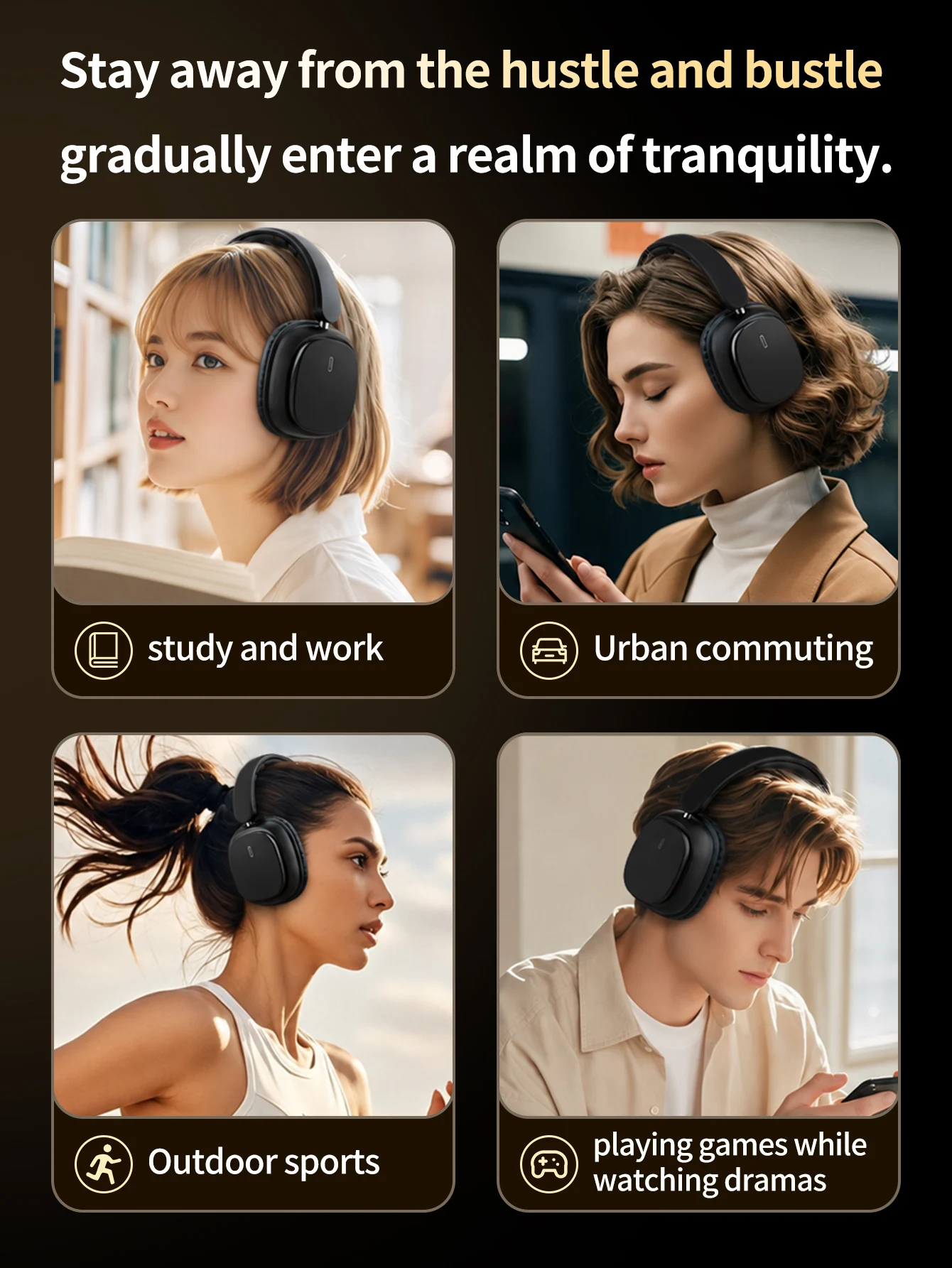 Bezprzewodowe słuchawki Blueto – Anc Wireless Over Ear Headphones recenzja i cena
