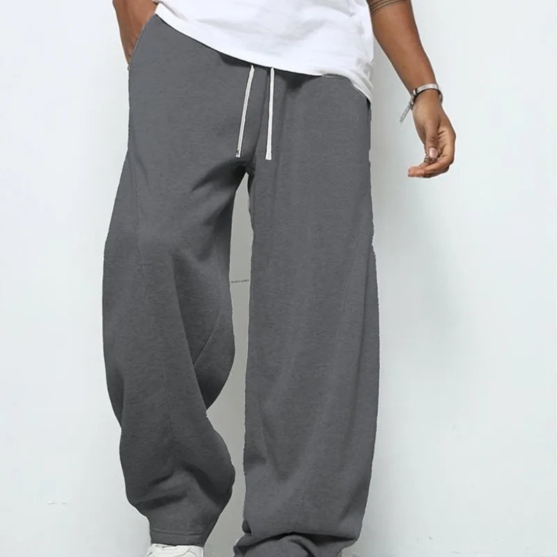 

American Street Men's Retro Straight Leg Casual Pants for Autumn and Winter, New Unisex Casual Sports Pants