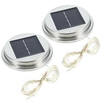 2Pcs Solar Ball Light Cover for Garden Bulbs Outdoor Waterproof Decorative Replacement Lantern Parts Energy Saving Efficient