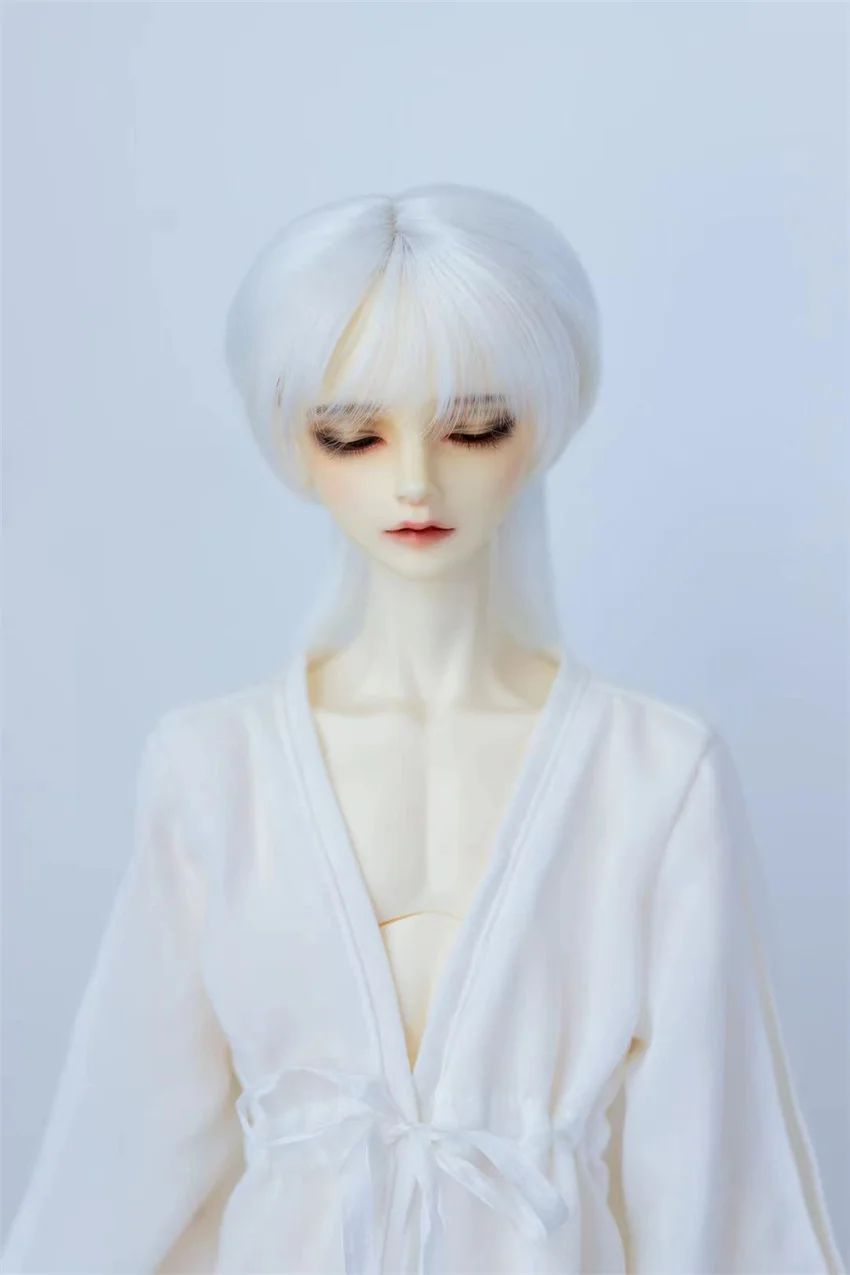 BJD MDD 1/3 1/4 High Temperature Silk Boys‘ Style Daily Short Hair Multi-color Wig Spot Inventory Gifts BJD Doll Accessories