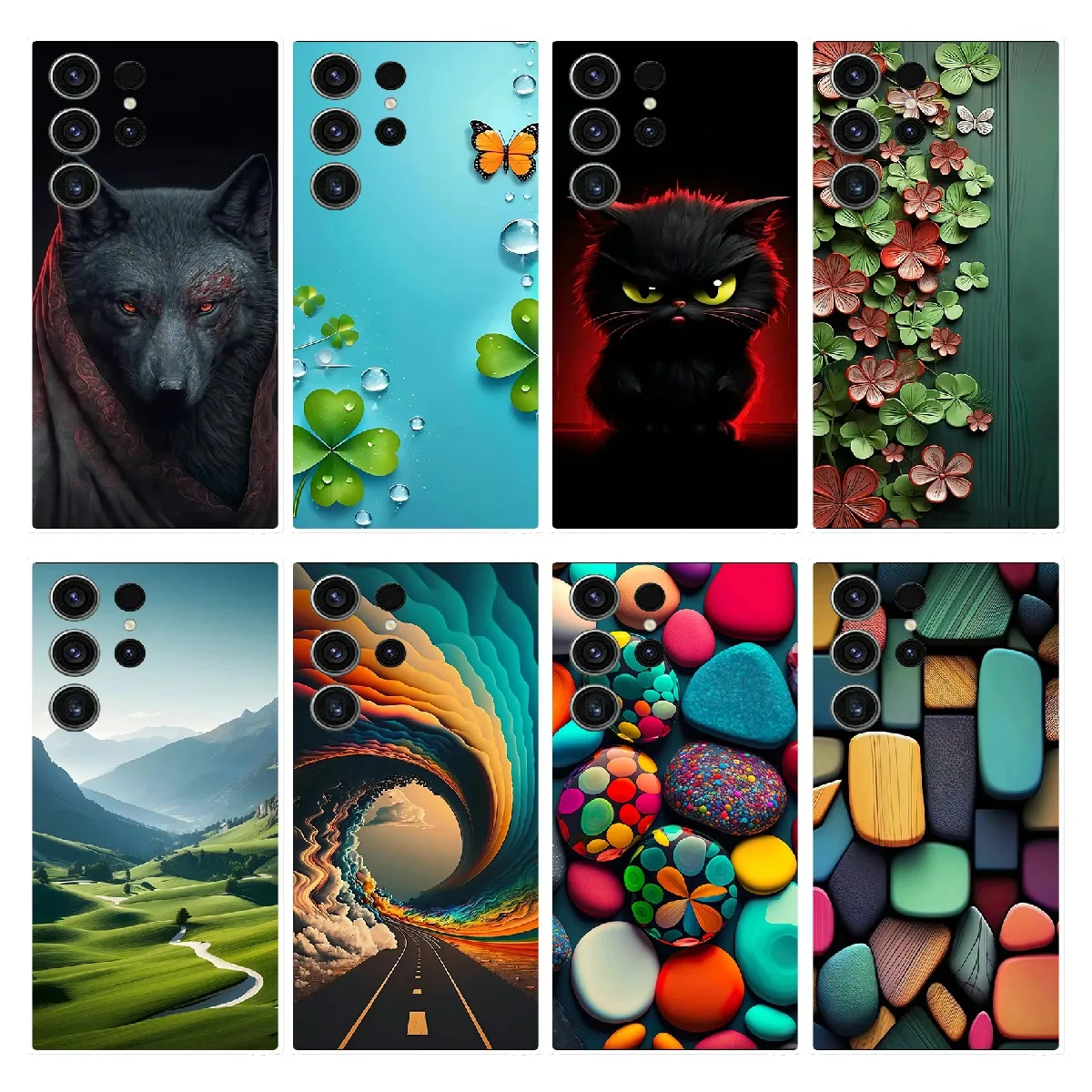 For Samsung Galaxy S23 FE Case S23 Plus New Fashion Candy Painted Soft Silicone Phone Case For Samsung S23 Ultra S 23 S23+ Shell