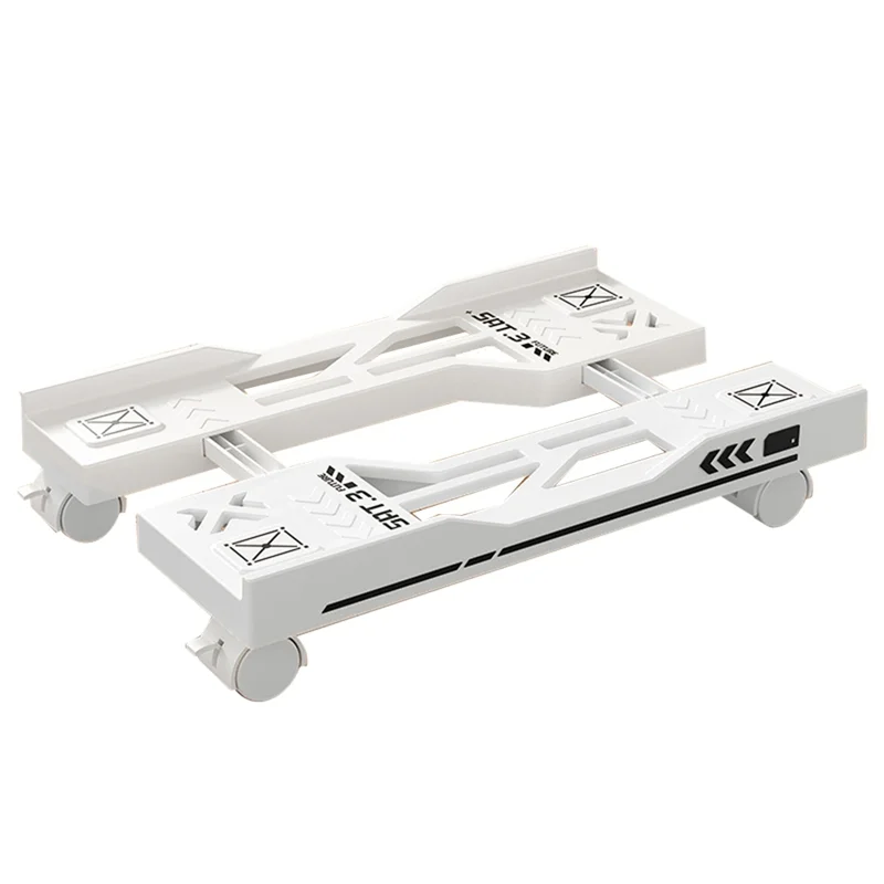 

NEW-Adjustable Computer Host Bracket Mobile PC Holder Cart Computer Tower Stand