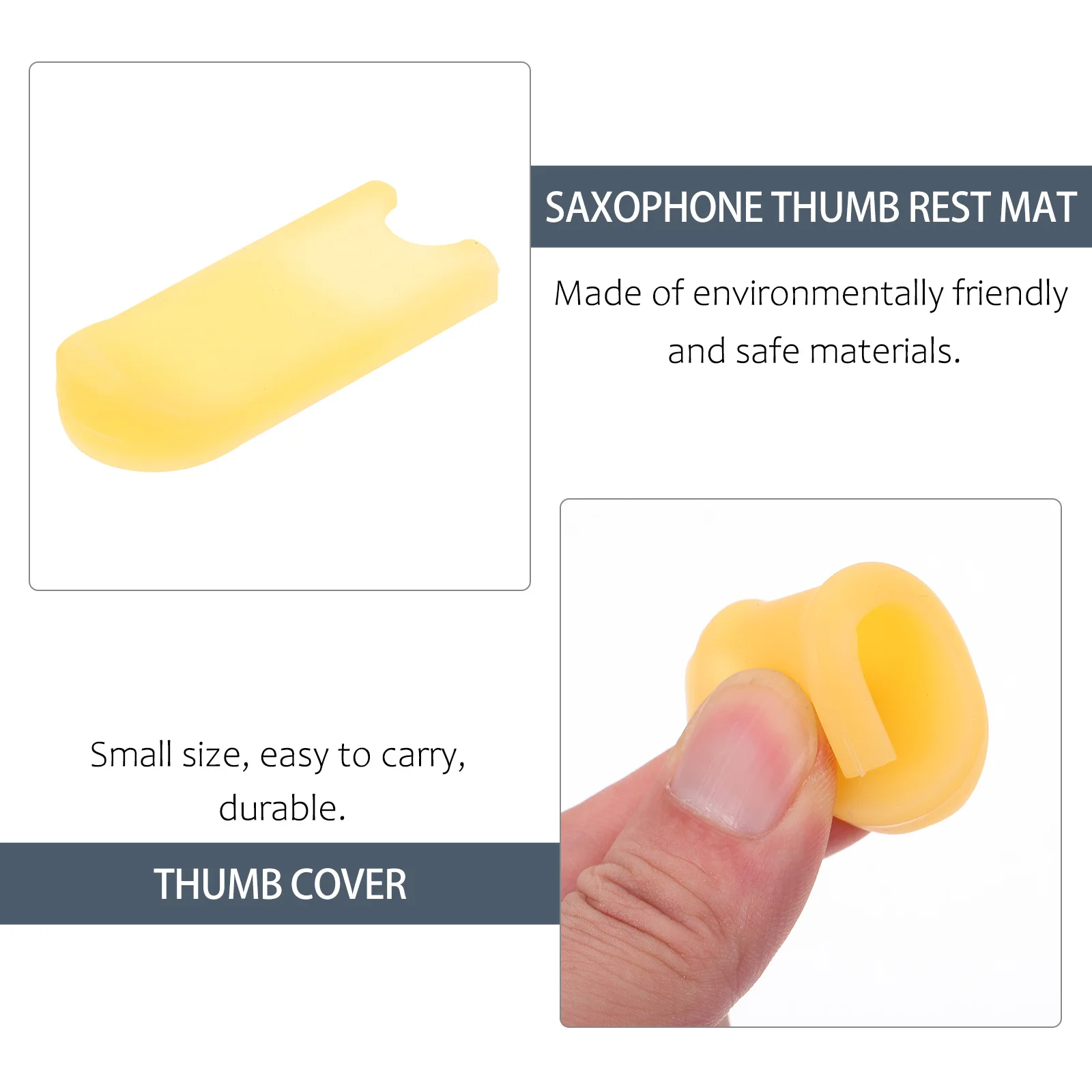 

1Pcs Thumb Cover for Saxophone Made of Premium Silicone Finger Protective Pad for Stable Hold and Enhanced Playing Experience