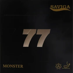 SAVIGA 77 Monster Table Tennis Rubber Cured Medium Particle Long Pimples Offensive OX Ping Pong Rubber Good in Attack and Speed