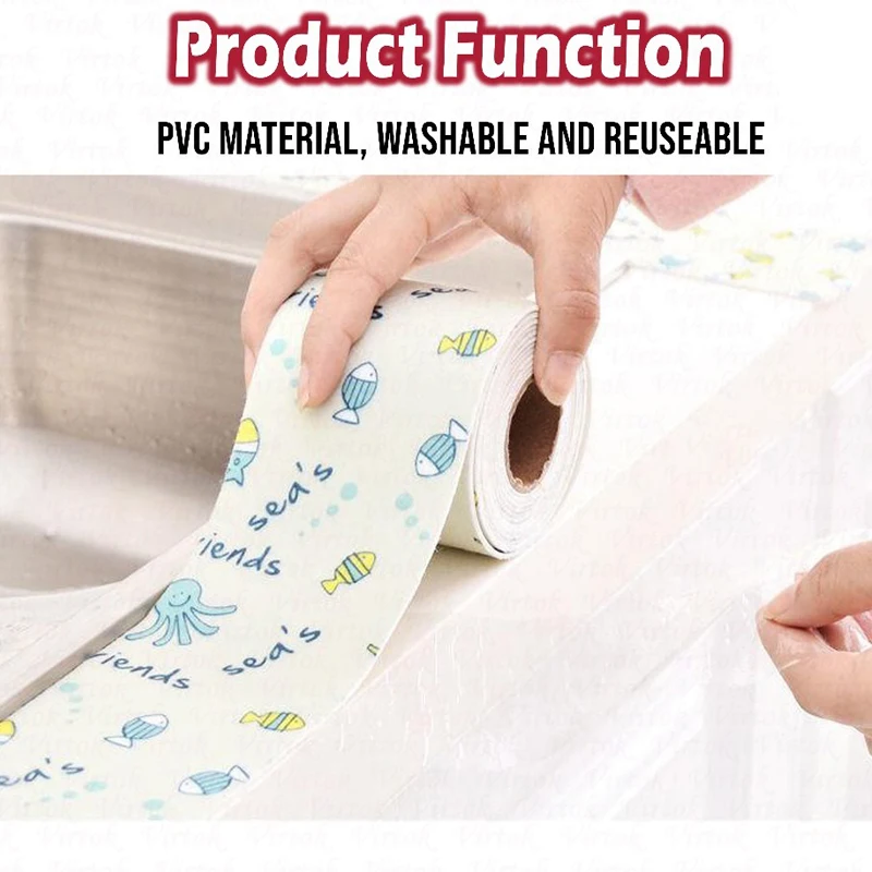 

2.8M Water Absorbing Sticker Window Anti-condensation Strips Absorb Water Keep Dry Moisture Absorbers Tape For Kitchen