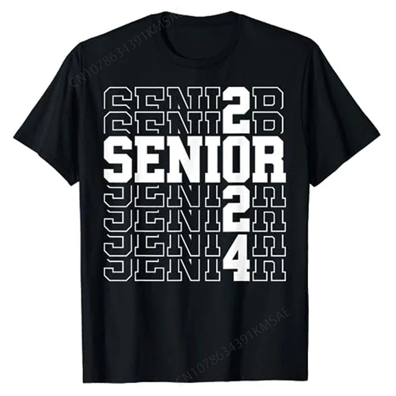 Funny Senior Graduation Gift Class of Senior Boys Girls T-Shirt Back To School Graduate Tee Top Letter Print Sayings Outfit