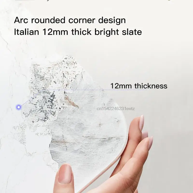 Light Luxury Slate Dining Table Modern Minimalist High-end Home Restaurant Italian Rectangular Marble Table Kitchen Furniture