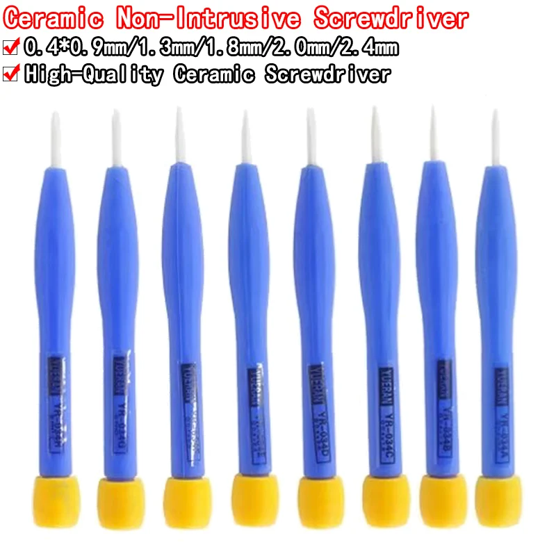 8 قطعة ضبط التردد مفك مكافحة ساكنة البلاستيك السيراميك مجموعة مشقوق و فيليبس 90 مللي متر جودة عالية