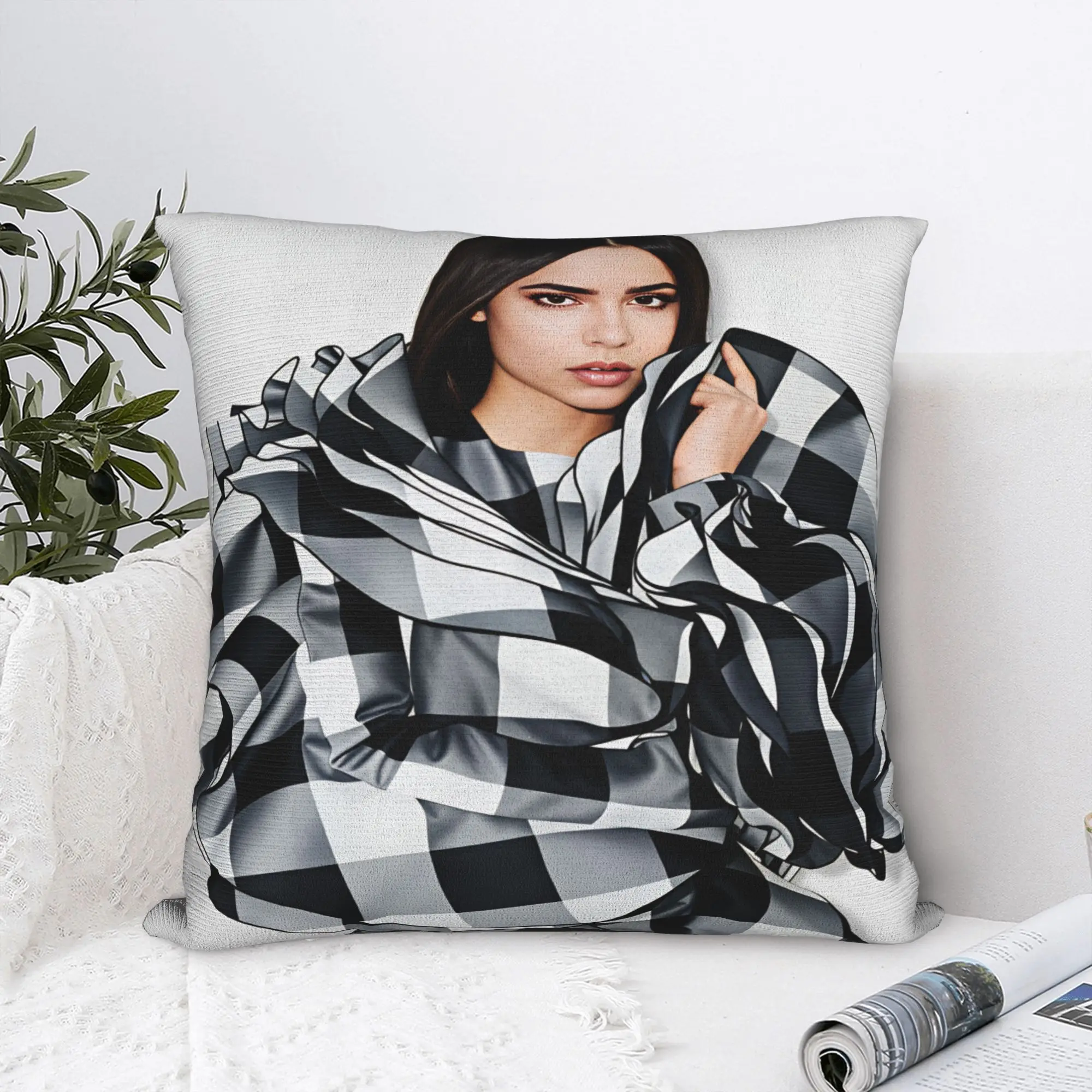 Actor Sofia Carsons Pillow Case  Fashion Pillow Cover Comfy Pillowcases For Living Room Chair