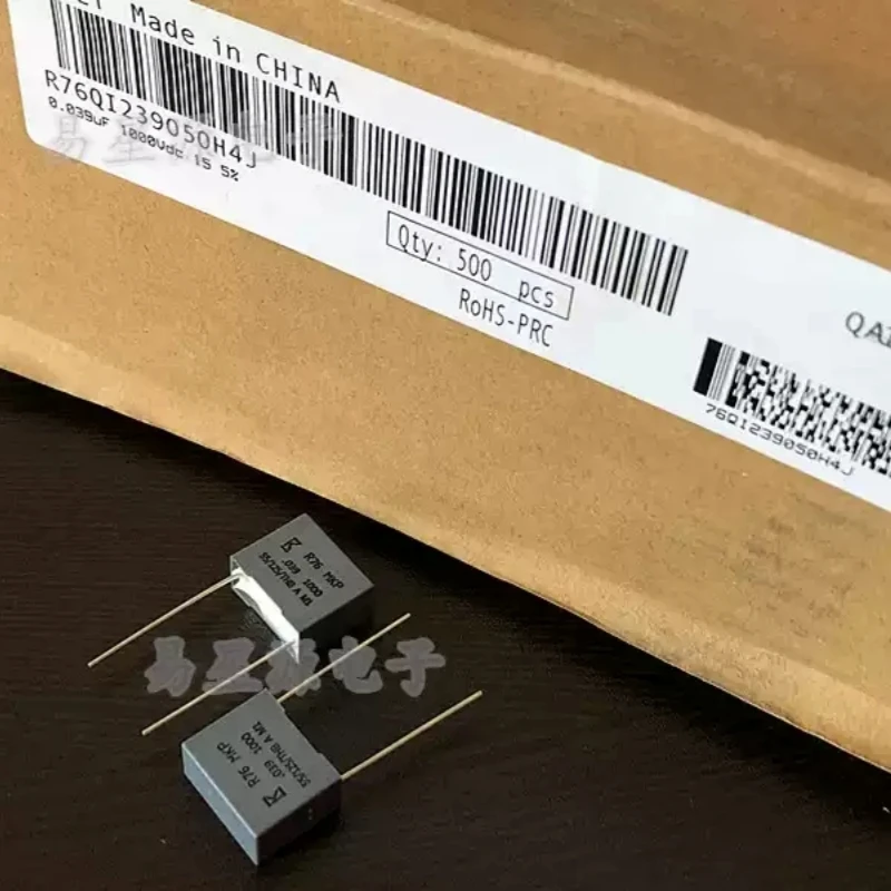 Capacitor de Filme KEMET AV 1000V393 39NF 0.039UF 1000V 630V R76 MKP