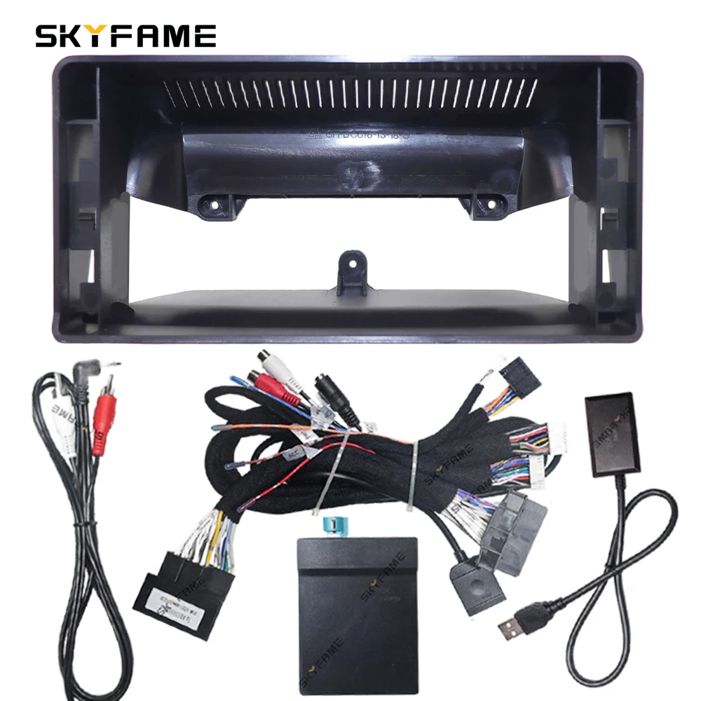 

SKYFAME 12.3 Inch Car Frame Fascia Adapter Canbus Box Android Radio Dash Fitting Panel Kit For Benz G Class G500 G55 G63 W463