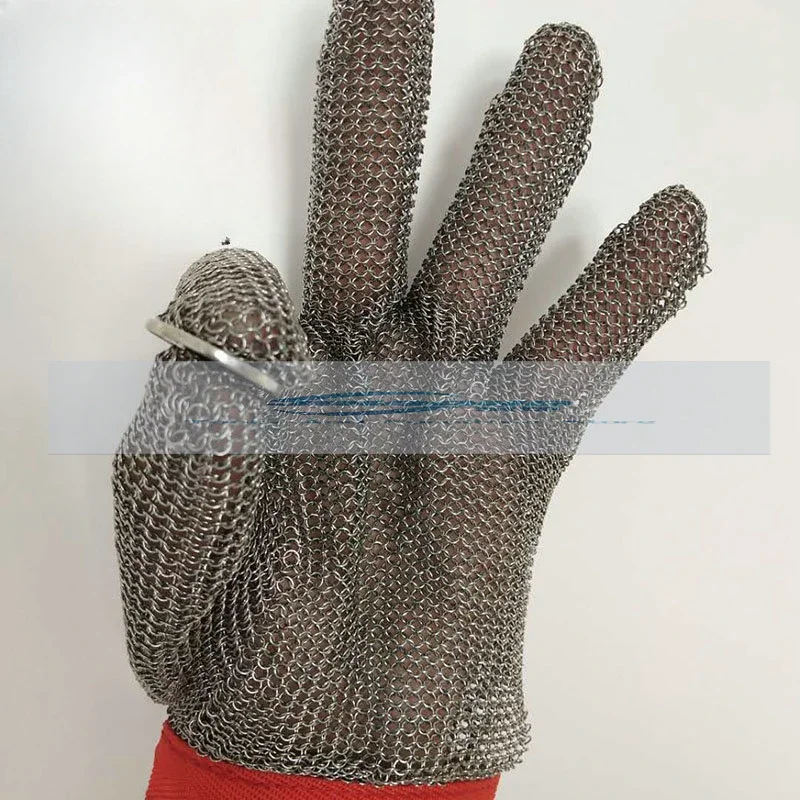 Wholesale of chain saw, five finger stainless steel wire, and anti cutting gloves for slaughtering fish