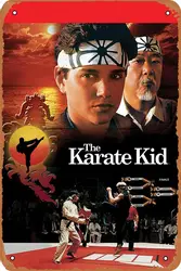 Vintage Movie Tin Sign,The Karate Kid 1984,Metal Sign Metal Wall Decor 8x12Inch