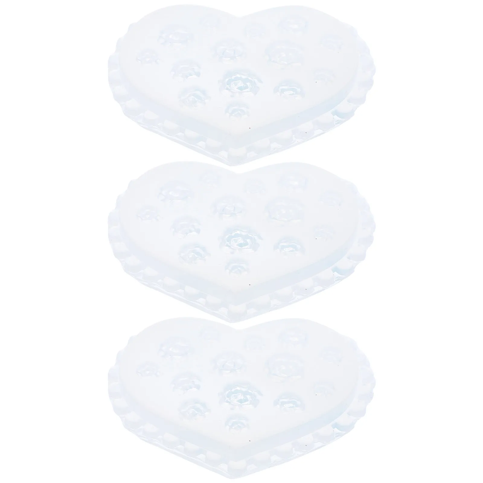 

3Pcs Rose Design Silicone Mold Necklace Pendant DIY Resin Molds Jewelry Craft Casting Mold Silicone for Epoxy Resin Necklace