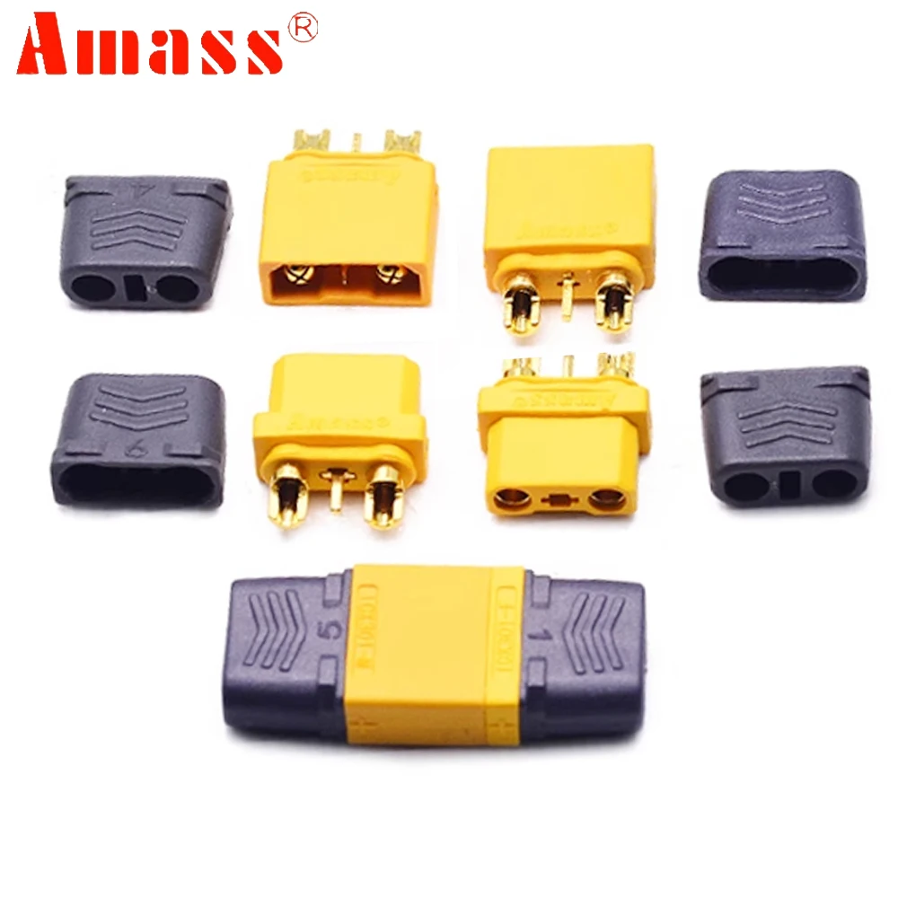 Amass ICX301 Plug Female and Male High Current Lipo Battery Connectors With Signal Interface For RC FPV Drone Car Parts Diy