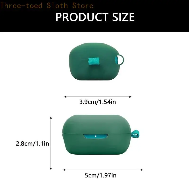 Kratzfester, hautwaschbarer Gehäuseschutz, rutschfeste Hülle für JLab JBuds Mini E74A – Detail 6