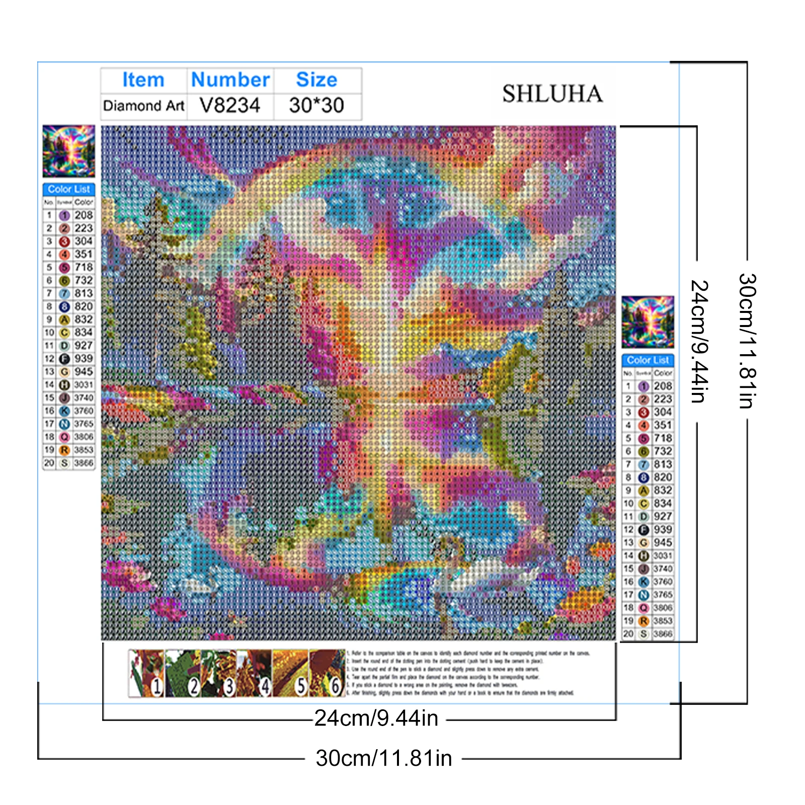 

4 шт. пейзаж полный DIY 5D круглая дрель алмазная живопись драгоценный камень искусство для взрослых/дея подарка домашний декор стены 30*30 см