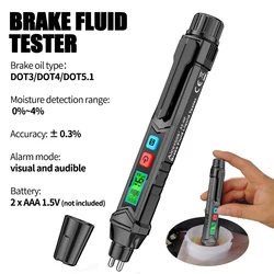 Aicevoos digitaler brems flüssigkeits tester auto auto brems flüssigkeits detektor für dot3/dot4/dot 5,1 genauer brems öl prüf stift