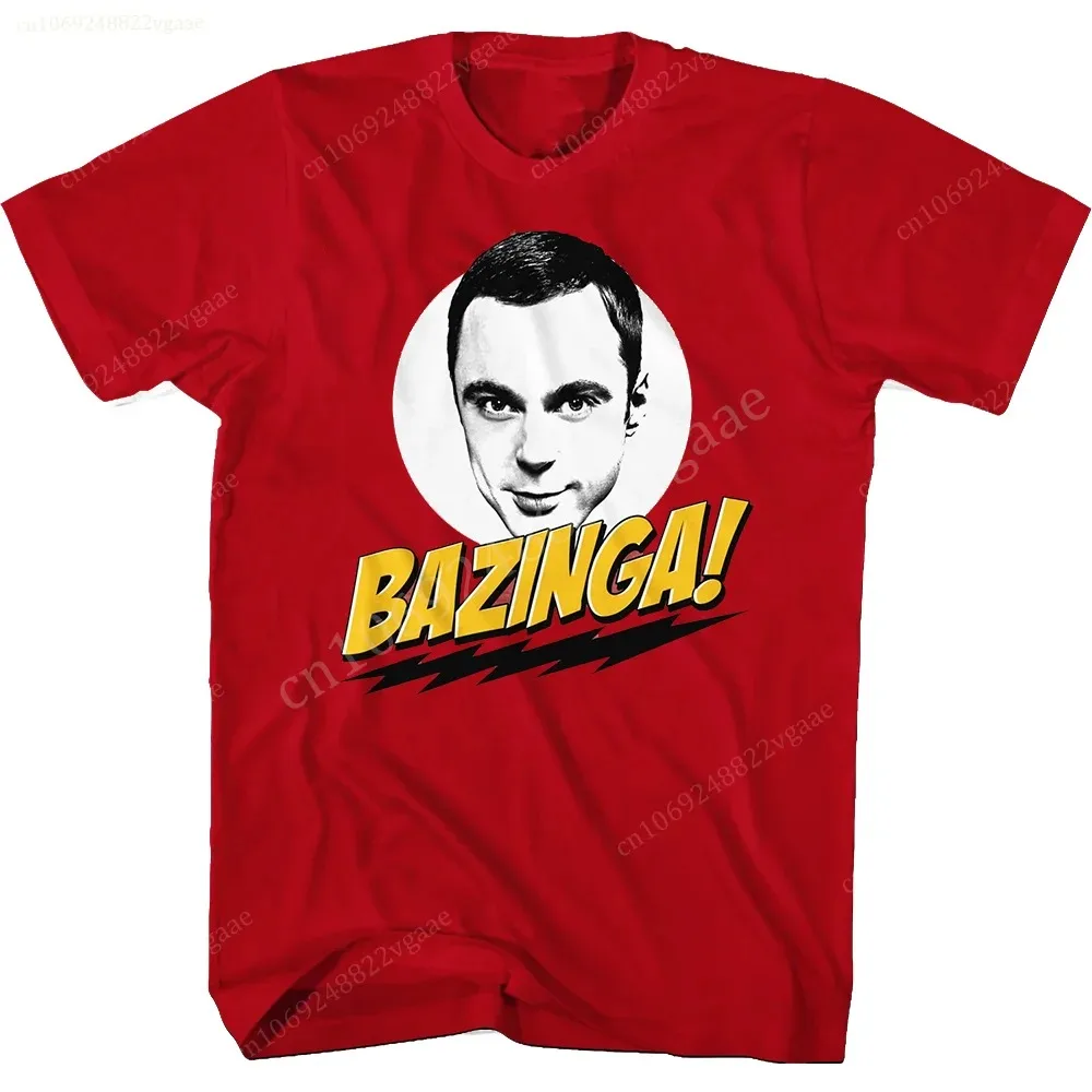 April Fools' Day The Big Bang Theory T Shirts Men Tops Bazinga T Shirt Sheldon Cooper TBBT Tee Top Cotton Short Sleeve Tshirt