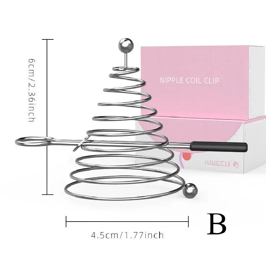 Adult Nipple Clamps With Rotation Sensitizer Trainer Functions As Force Regulation Breast Stimulation Adult Sex Toy For Couples