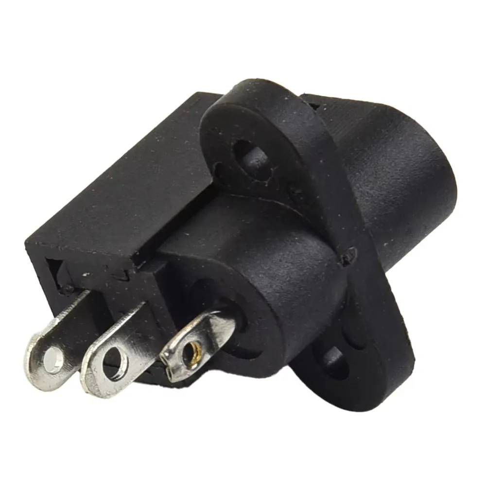 Foro di ricarica per auto elettrica riutilizzabile 6V 12V Porta di ricarica rotonda nera Accessori per auto giocattolo Parti di auto elettriche in plastica