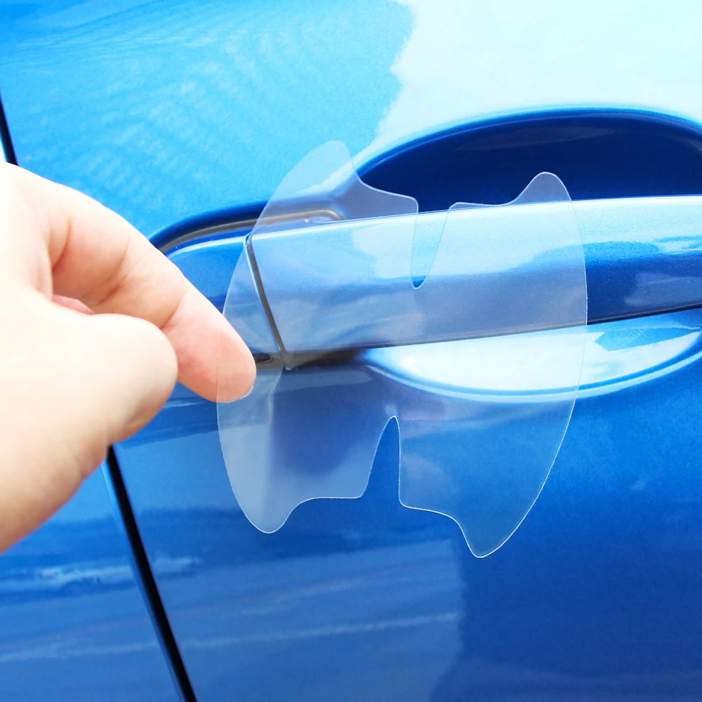 5Pcs TPU Car door handle stickers protector film For Opel Astra H G Corsa Insignia Antara Meriva Zafira