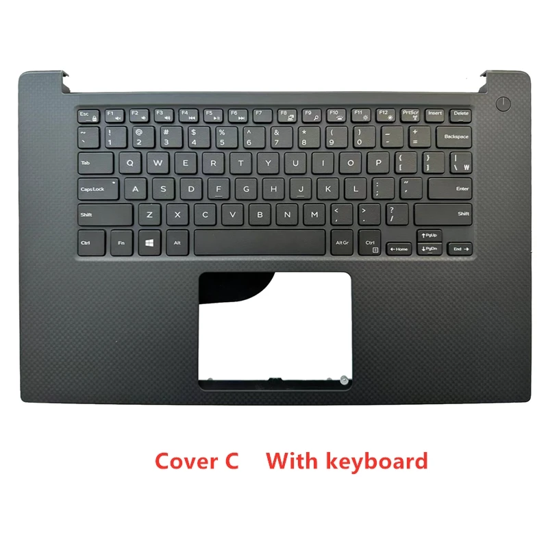 New For Dell XPS15 9550 Precision 5510 P56F 0JK1FY Laptop LCD Back Cover/Bezel Front Frame/Palmrest