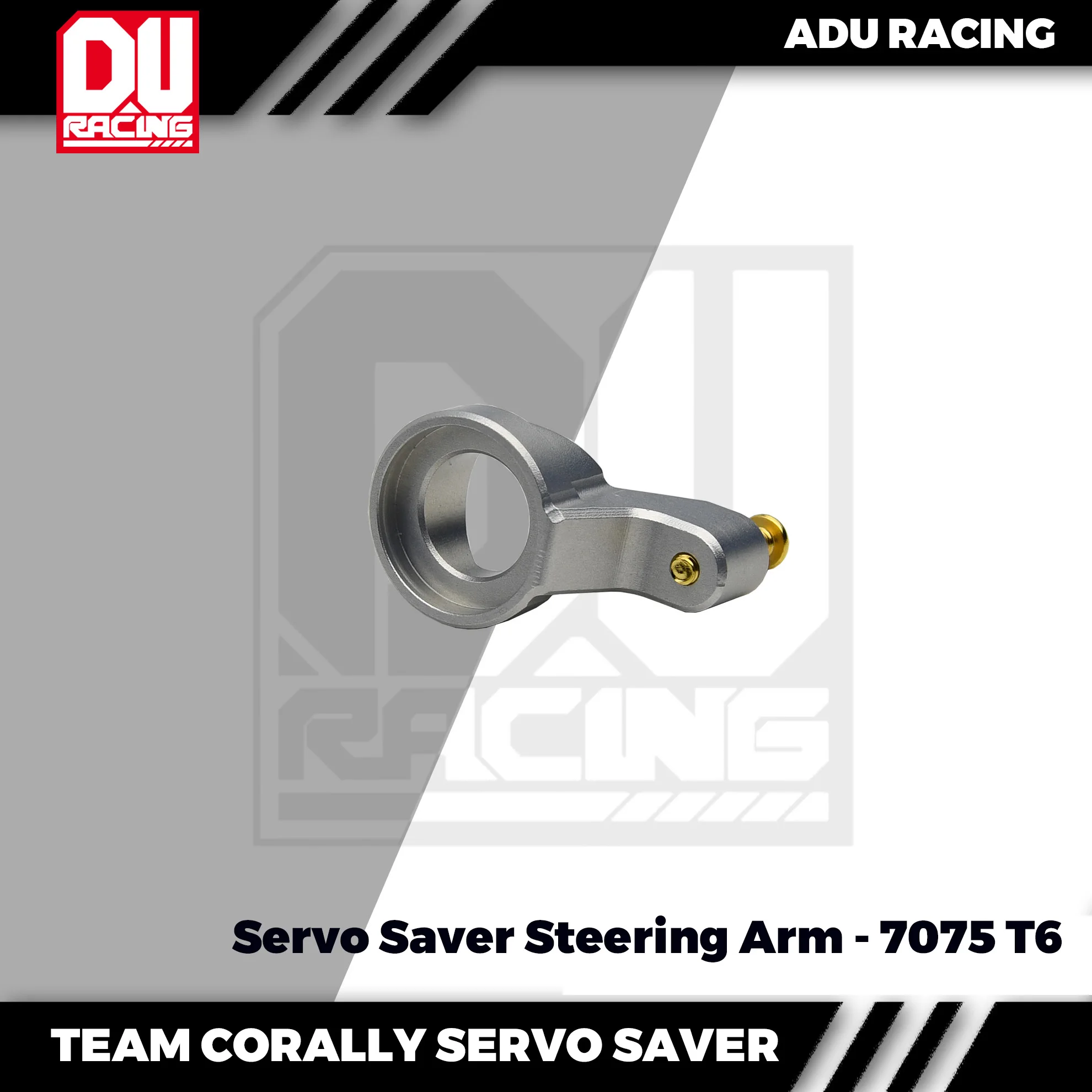 ADU RACING TEAM CORALLY SERVO SAVER STEERING ARM 7075-T6 AL C-00180-266