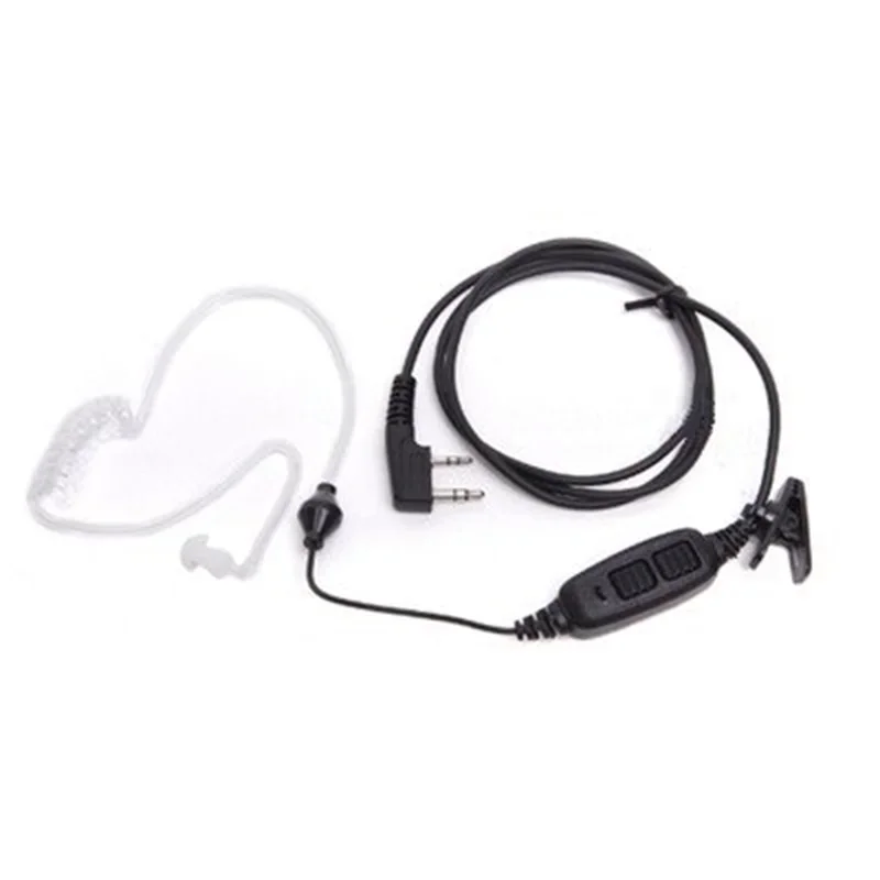 Dual PTT Luftkanal Ohrhörer mit Mikrofon Headset für Baofeng Zweiwegradio UV-82 UV 82 UV82L UV-89 TK3207 TK3118Zubehör