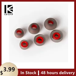 KBEAR 10 Silicone upgrade Earphone Eartips 3 pair(6 pcs) Noise Isolating With S M L Size For KBEAR TRI KZ Earbuds Headphone IEM