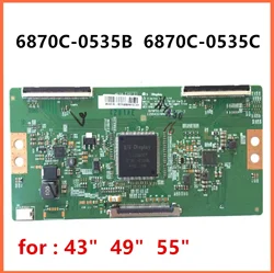 Original logic board V15 UHD TM120 VER0.9 6870C-0535B 6870C-0535 T-CON for: 43inch 49inch 55inch TV