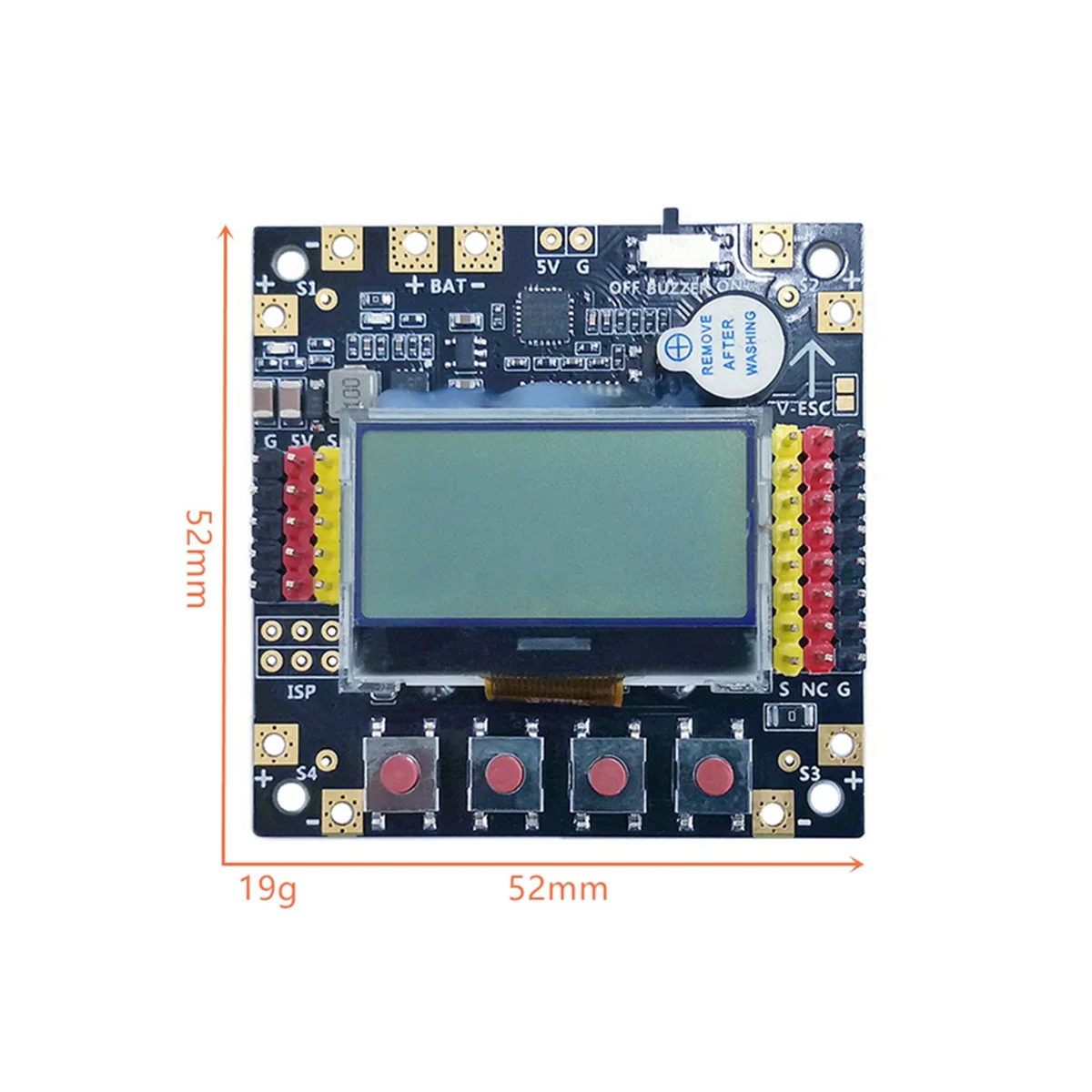 Placa de controle de vôo kk2.1.5 plus kk2, controlador de vôo vtol para drone de corrida fpv, avião rc, firmware openaerovtol 1.6 ydh