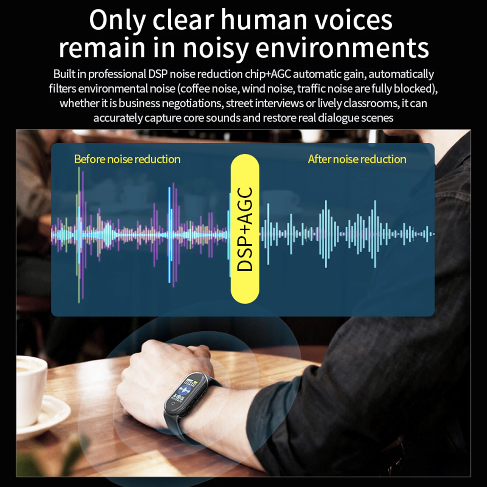 Portable Voice Recorder Noise- - Smartwatch Noise Watches recension och pris