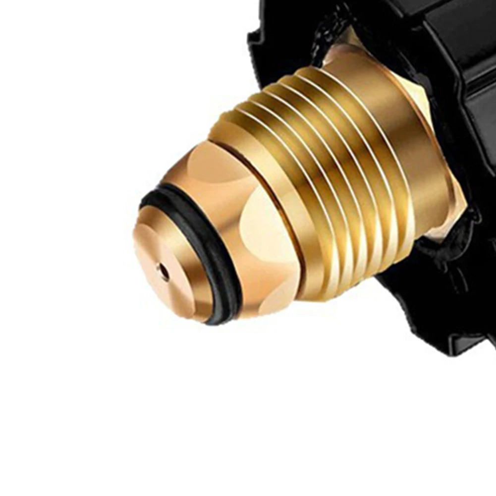 Brass Gas Connector for pol Converter Integrated Pressure Gauge Brass Housing Quick-connect Fitting Converts for pol for service