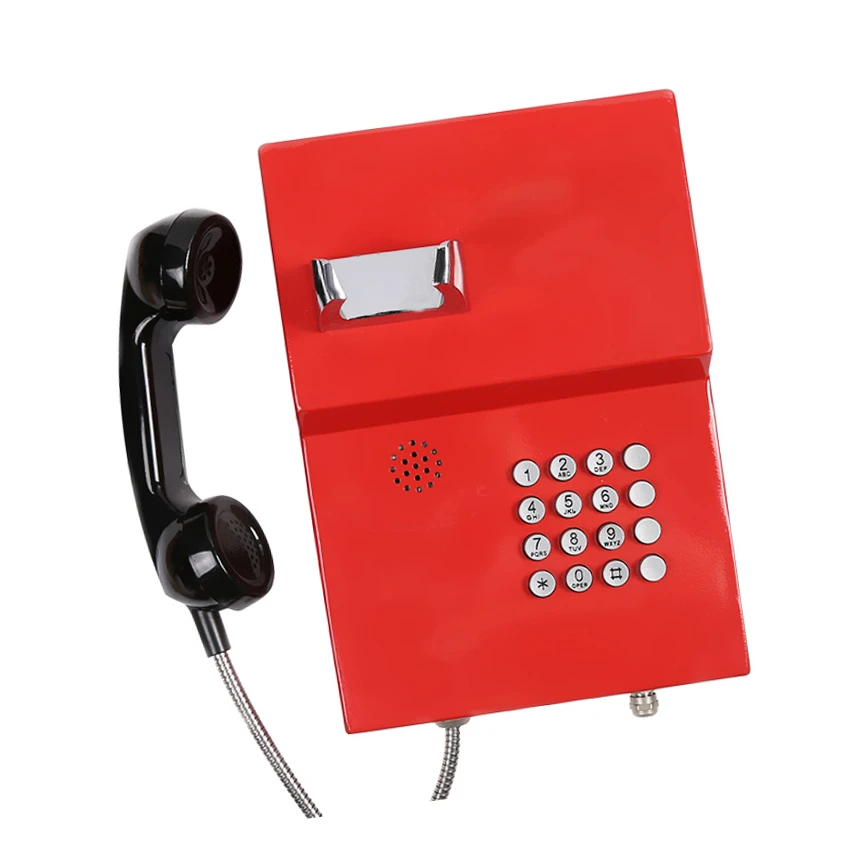Landline Bank Service Utility  telephone Anti-peening and Anti-jamming Auto Dial Analog Industrial Telephone