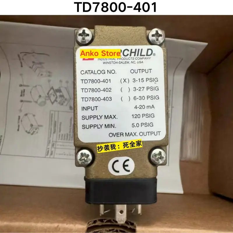 

Brand-new TD7800-401 Aalborg Opel Fairchild Electric Proportional Valve