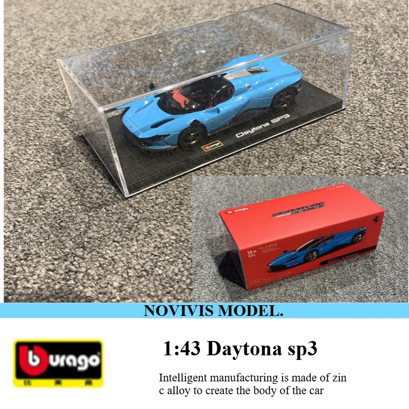 

Bburago 1:43 Ferrari SP3 Die-Cast Metal Model Car - Alloy Collectible Toy Gift for Adults & Kids